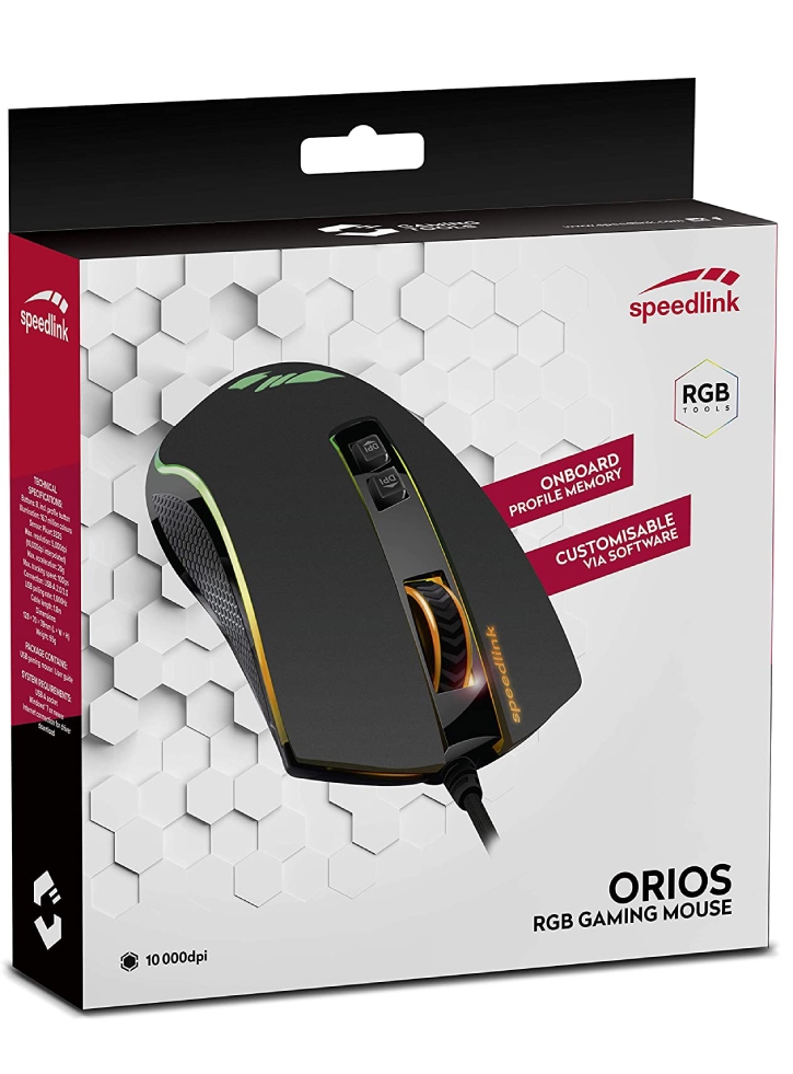 Mouse Speedlink Orios RGB Black