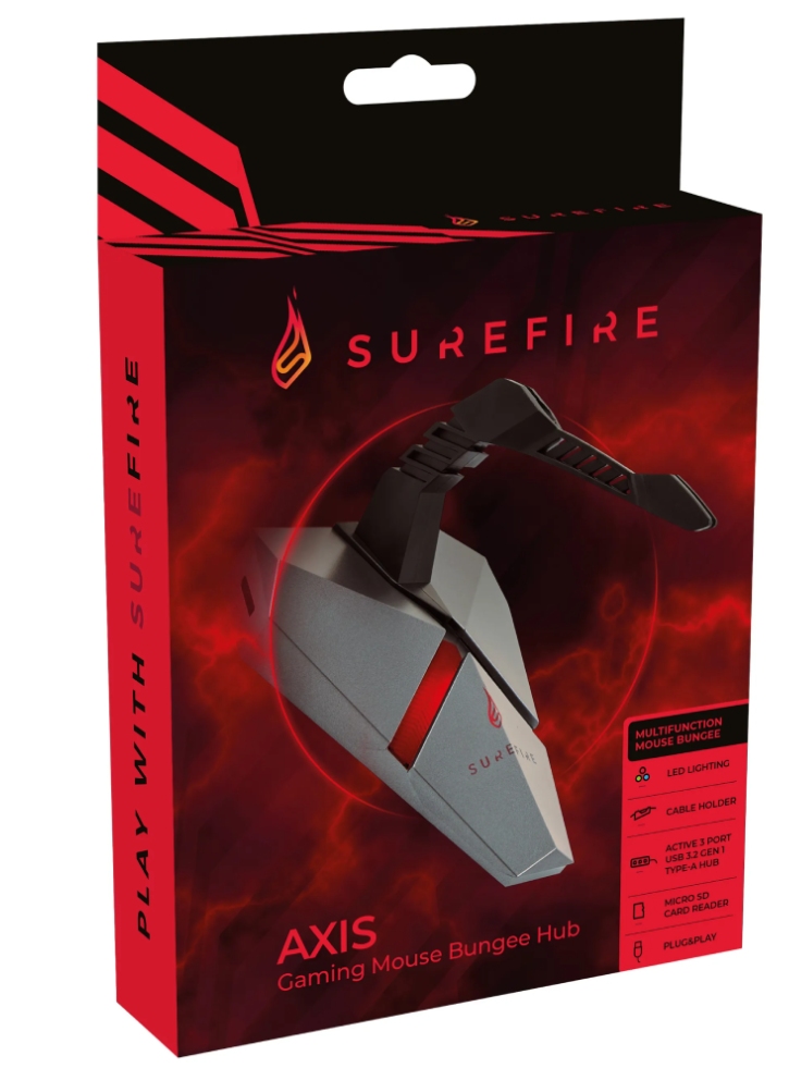 Mouse SureFire Axis Gaming Bungee Hub
