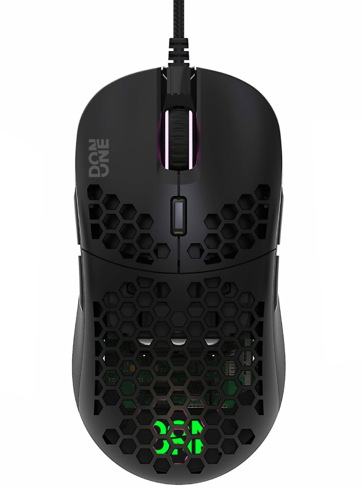 Mouse Don One GM500 RGB LightWeight Black (PMW 3389)