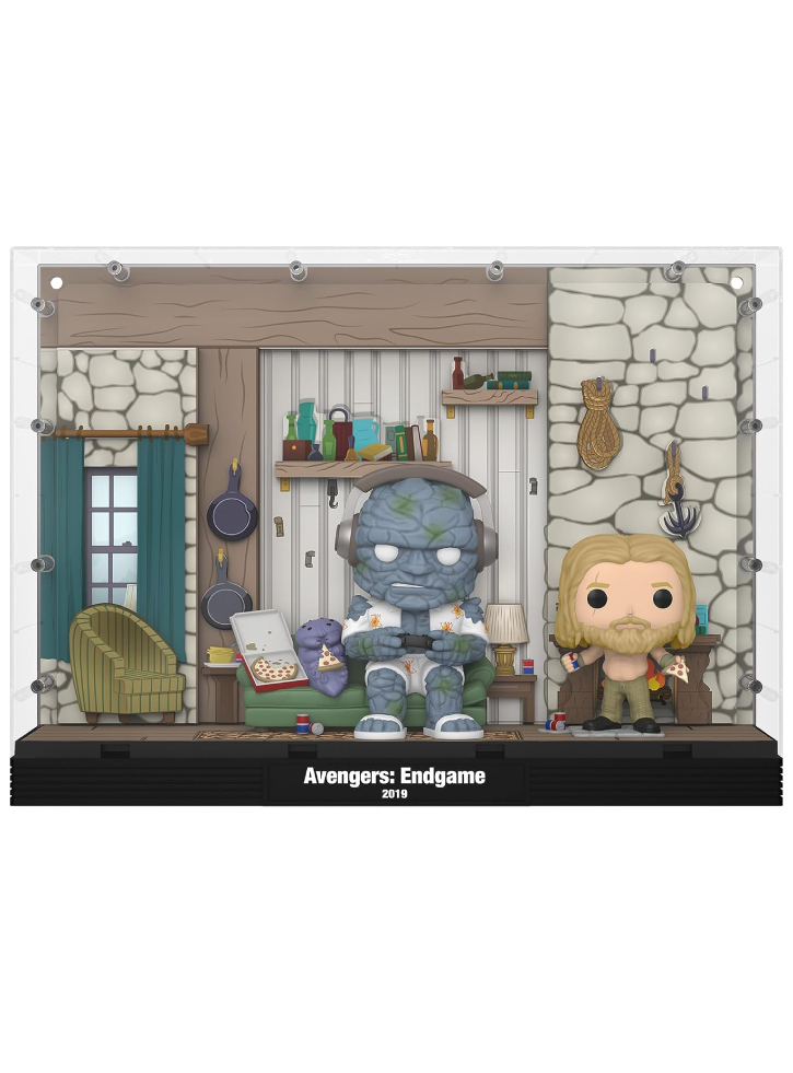 Figurine Funko Pop Moments Deluxe Endgame Thor's House (Miek/Korg/Thor)