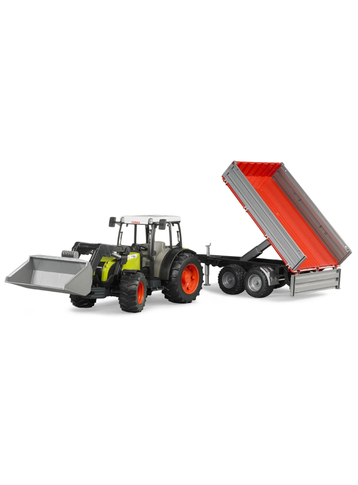 Bruder Claas Nectis 267 F Frontloader & Tipping Trailer (BR2112)