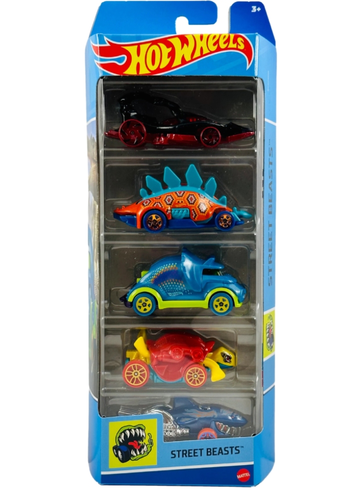 Vehicule Hot Wheels Street Beasts (Set Of 5) (HLY77)