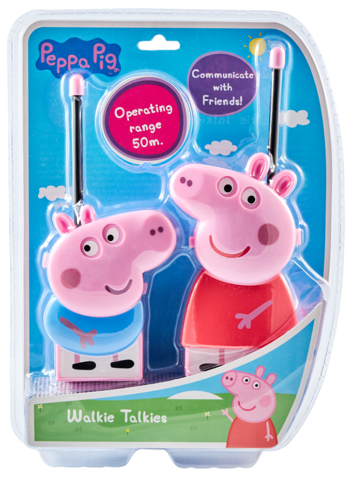 Euromic Peppa Pig 3D Walkie-Talkie