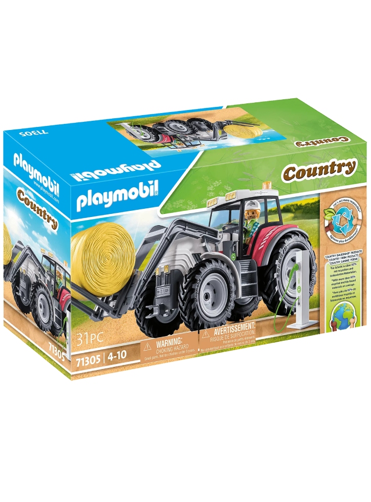 Tractor Playmobil Large with Accessories (71305)