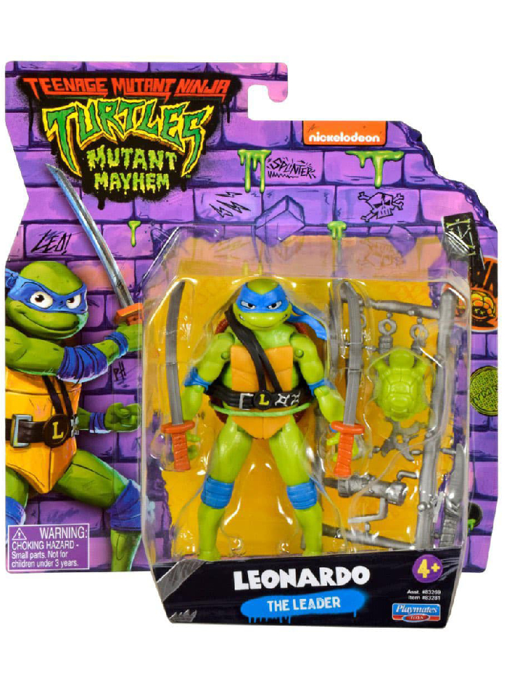 FigurinaTurtles Mutant Mayhem Basic Leonardo 12cm