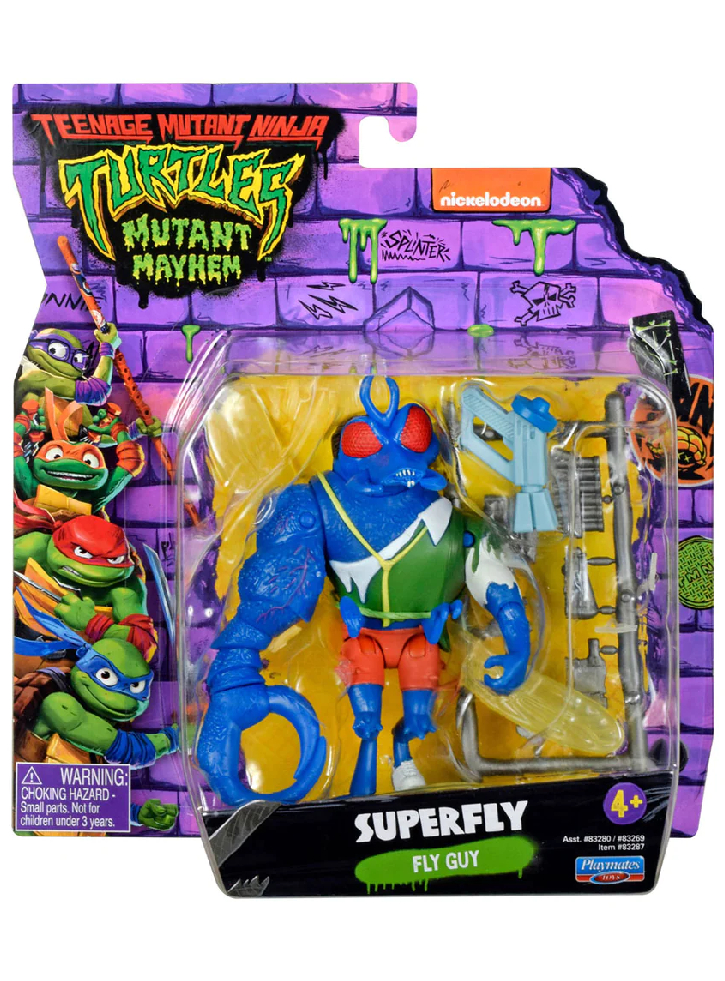 Figurina Turtles Mutant Mayhem Basic Superfly 12cm