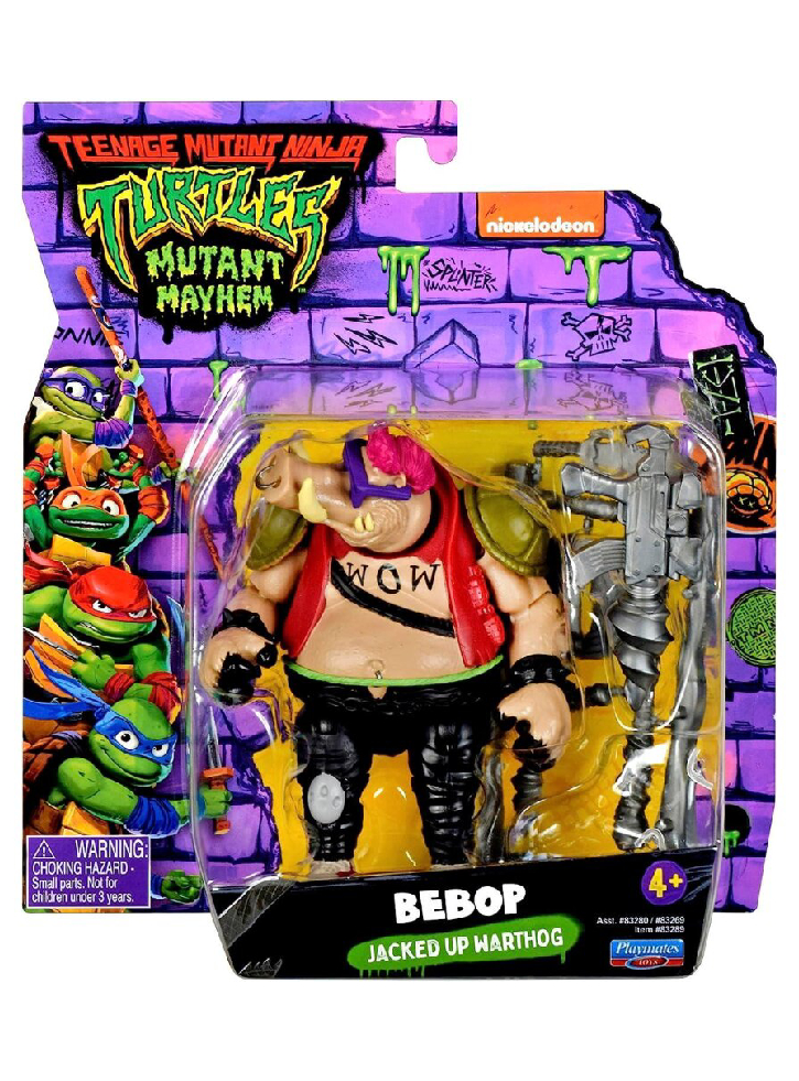 Figurina Turtles Mutant Mayhem Basic Bebop 12cm