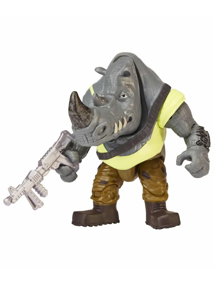 Figurina Turtles Mutant Mayhem Basic Rocksteady 12cm