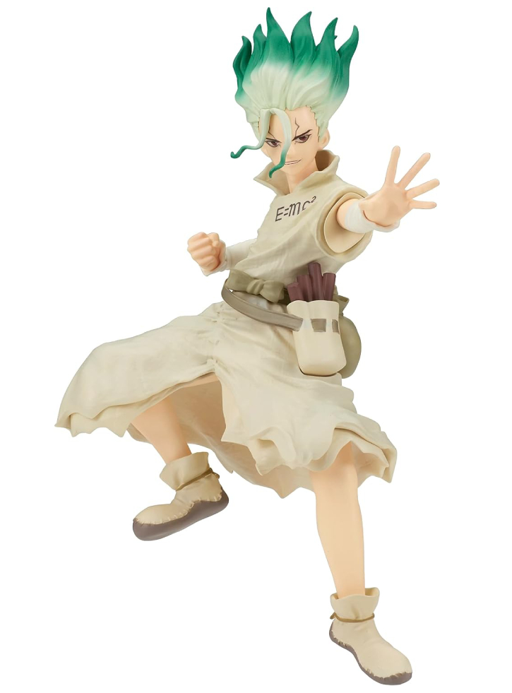 Figurina Banpresto Figure of Stone World Dr.Stone - Senku Ishigami 15cm