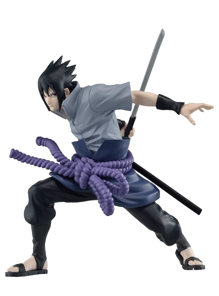 Figurina Banpresto Vibration Stars Naruto Shippuden Uchiha Sasuke III Statue 13cm