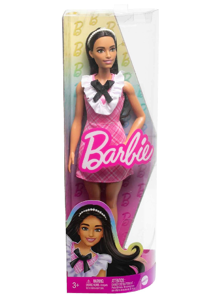 Papusa Barbie Fashionistas Pink Plaid (HJT06)