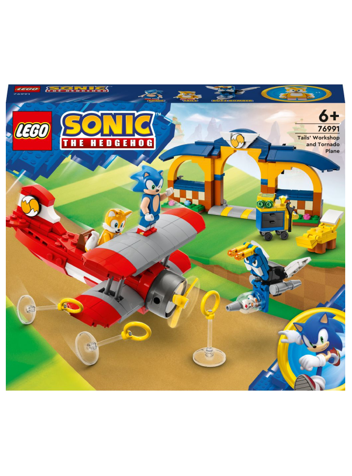 LEGO Sonic Tails Workshop And Tornado Plane (76991)