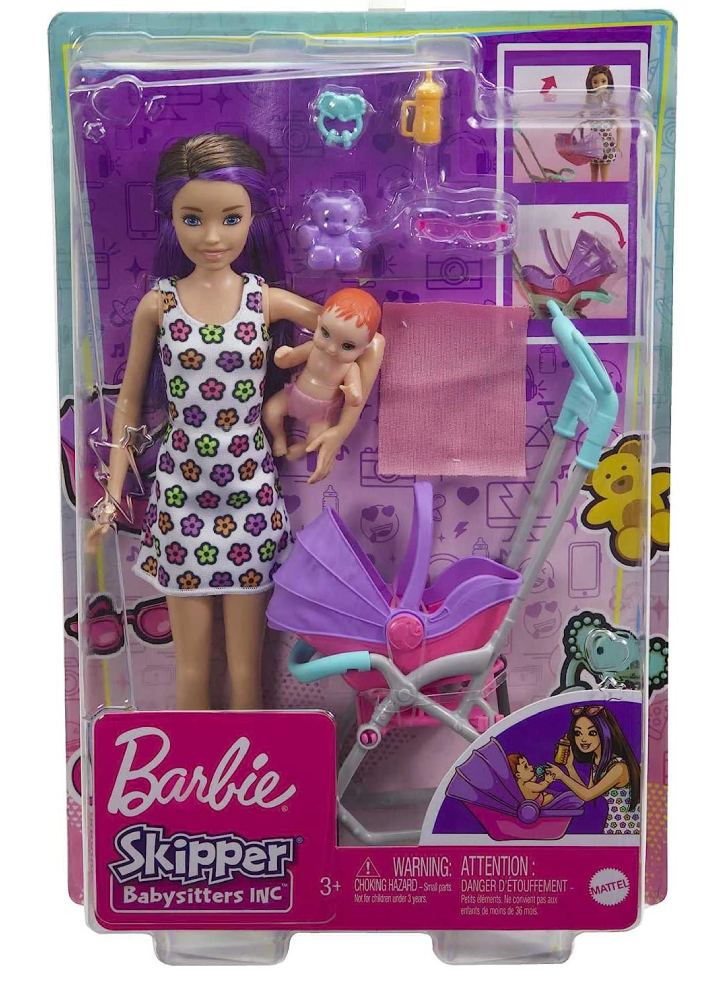 Papusa Barbie Skipper Babysitters (GXT34)