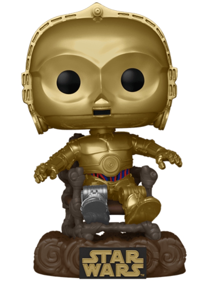 Figurina Funko Pop Disney Star Wars Return of the Jedi 40th C-3P0 In Chair 10cm