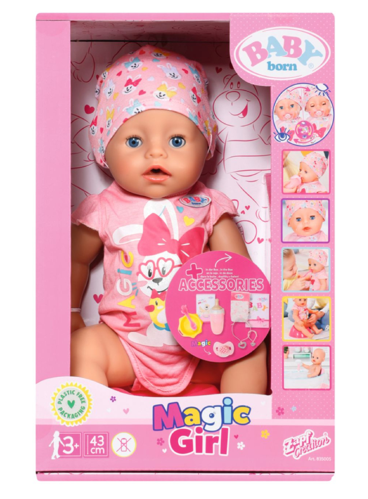 Papusa Baby born Magic Girl 43cm (835005)