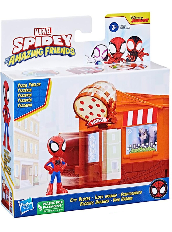 Set Spidey And His Amazing Friends Blocks Pizza Spidey (F8360)