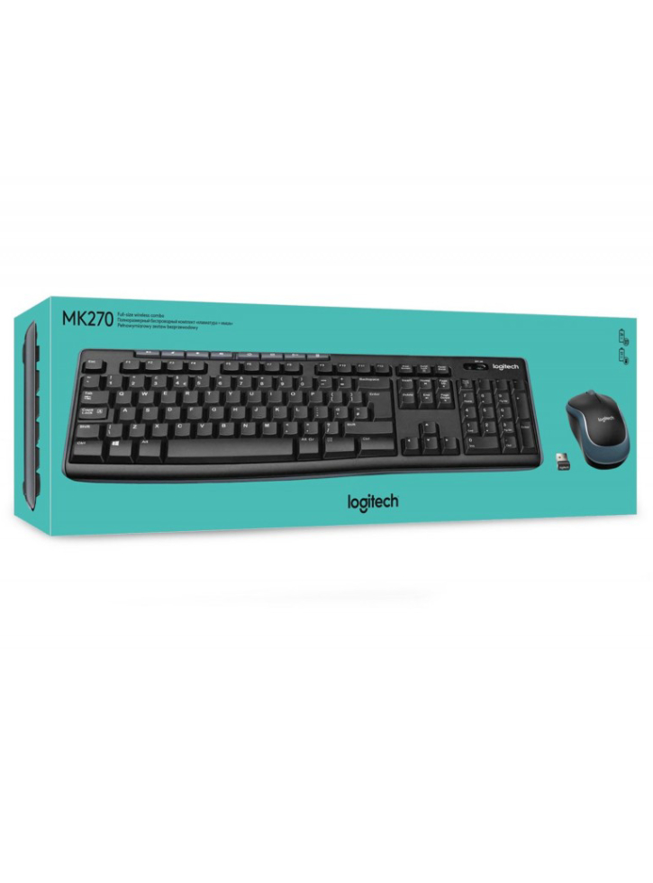 Set Tastatura & Mouse Logitech Wireless Combo MK270