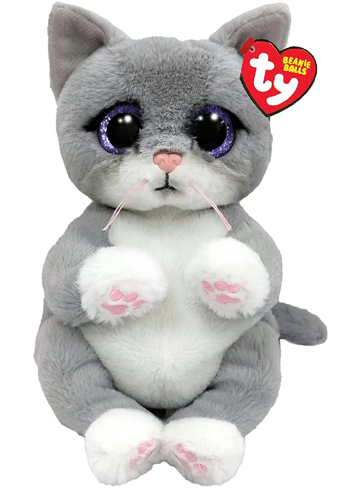Plus Ty Beanie Bellies Morgan the Grey Cat 15cm (TY41055)