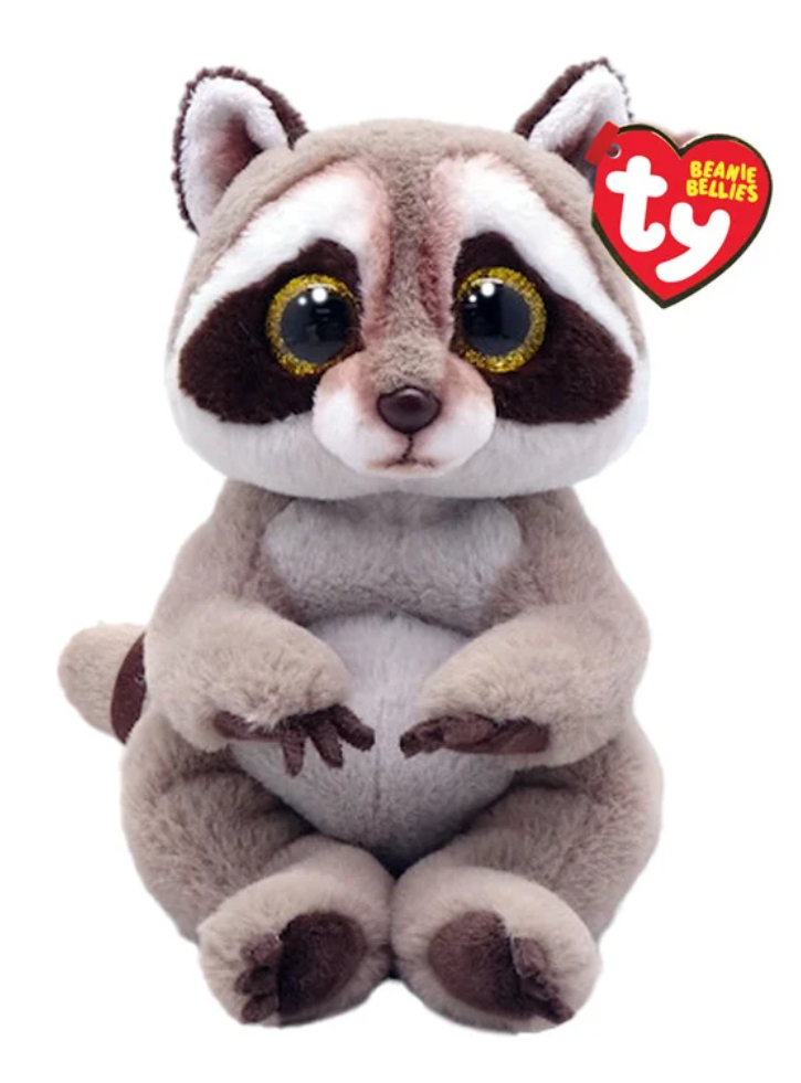 Plus Ty Beanie Bellies Petey the Racoon 15cm (TY41284)
