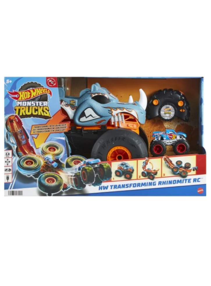 Hot Wheels R/C Monster Trucks HW Transforming Rhinomite RC (HPK27)