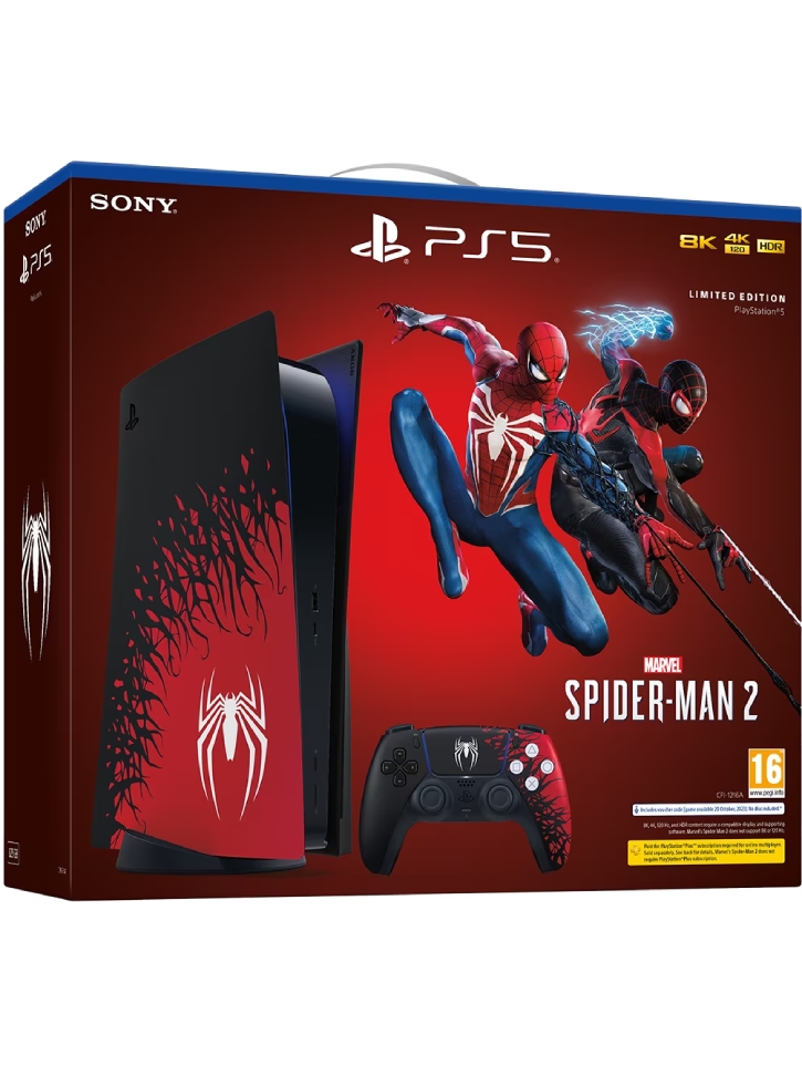 Consola Sony Playstation 5 825GB + Spider-Man 2 Limited Edition (Bundle) - PS5