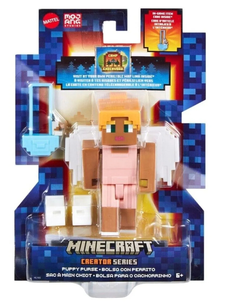 Figurina Minecraft Creator Series Figures Puppy Purse