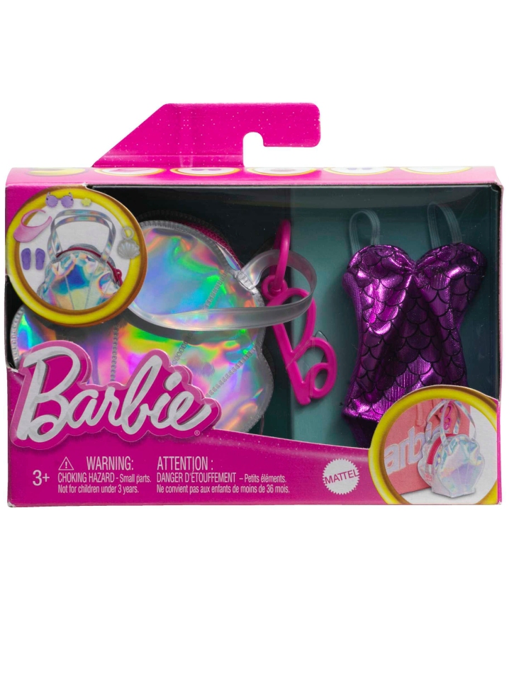 Outfit Beach Barbie Deluxe Clip-On Bag (HJT43)
