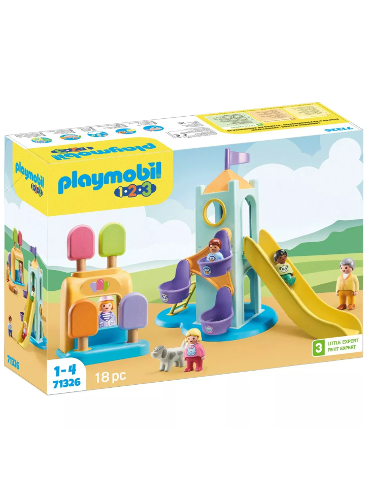 Playmobil 1.2.3 Adventure Tower with Ice Cream Booth (71326)