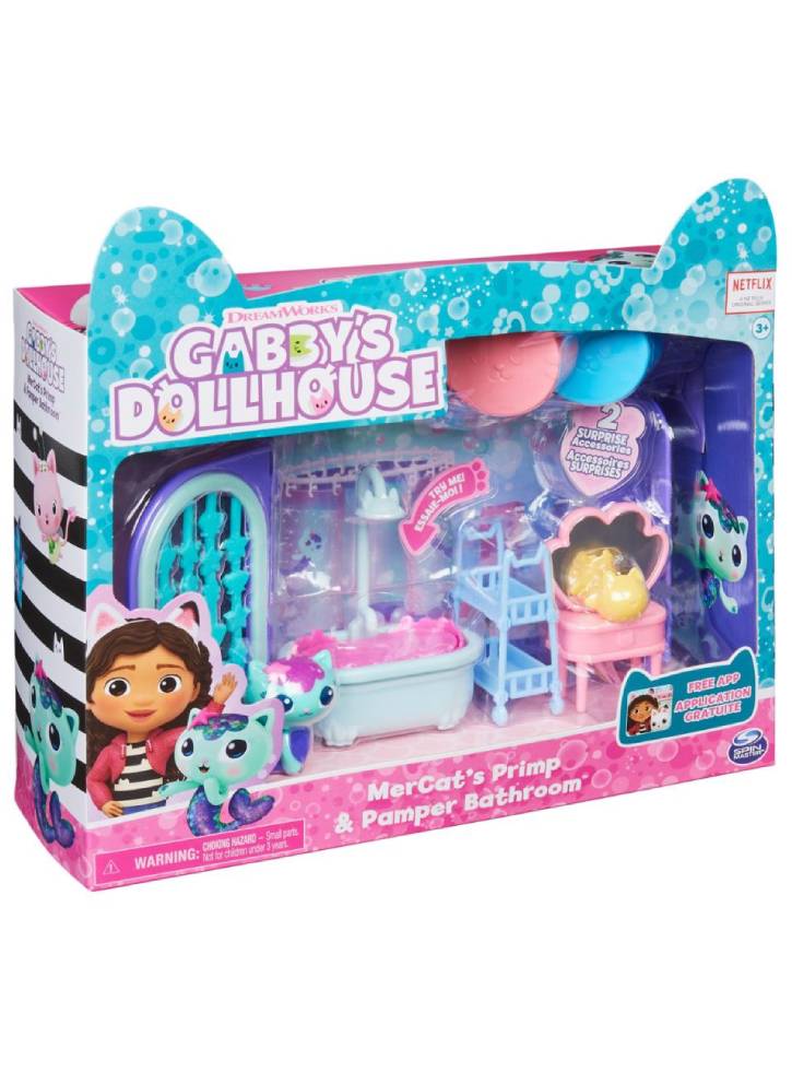 Gabbys Dollhouse Mercat Primp Pamper Bathroom Deluxe Room (20130504)