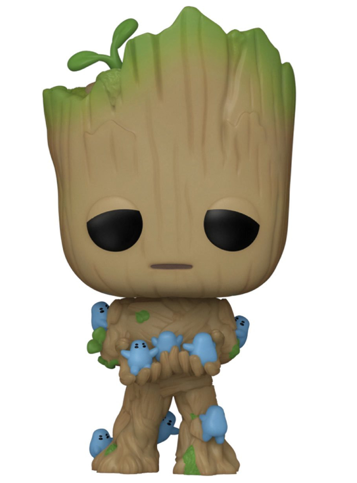 Figurina Funko Pop Marvel I am Groot Groot with Grunds Bobble-Head 8cm