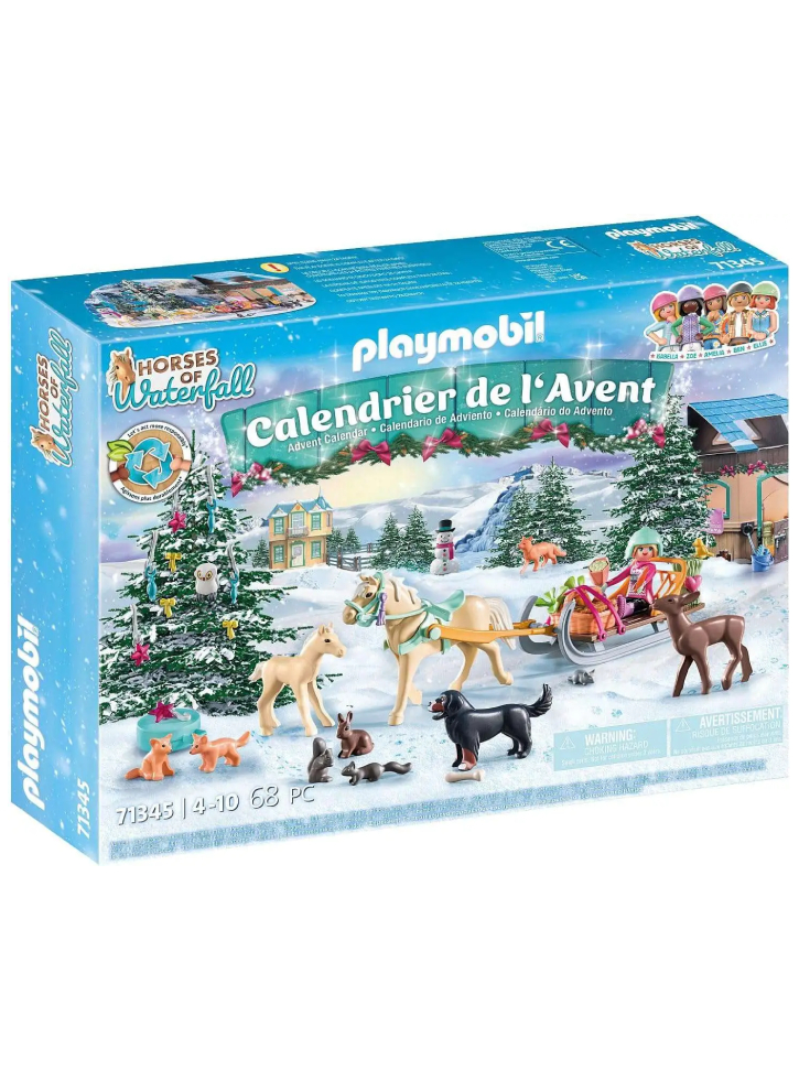 Figurine Playmobil Advent Calendar Christmas Sleigh Ride (71345)