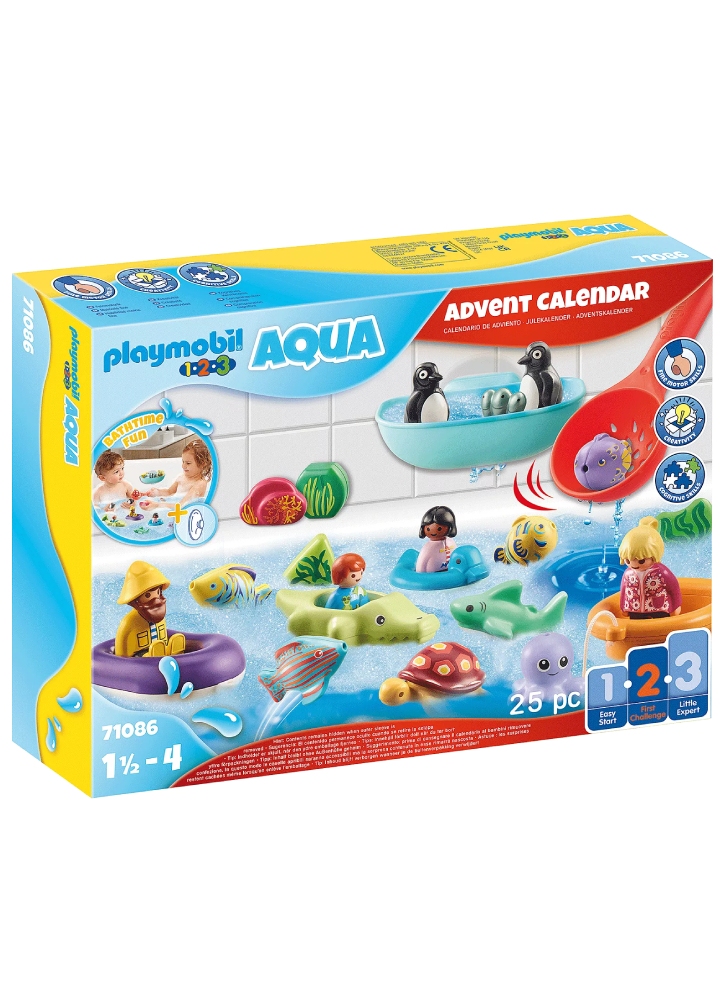 Playmobil Advent Calendar 1.2.3 Bathtime Fun (71086)