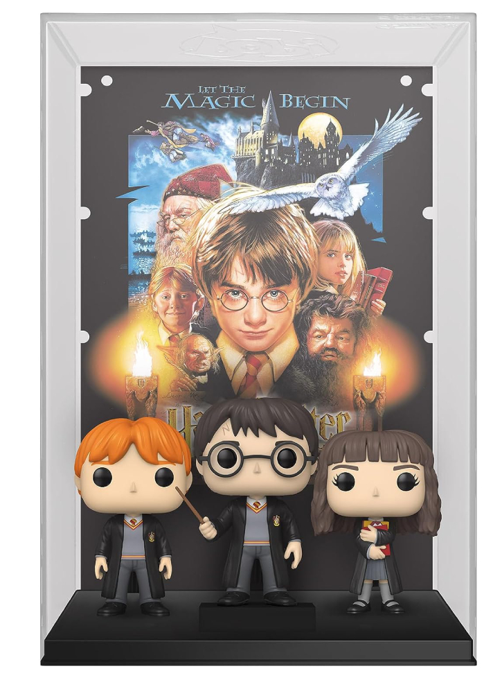 Figurine Funko Pop Movie Poster Harry Potter Ron,Harry,Hermione (Sorcerers Stone)