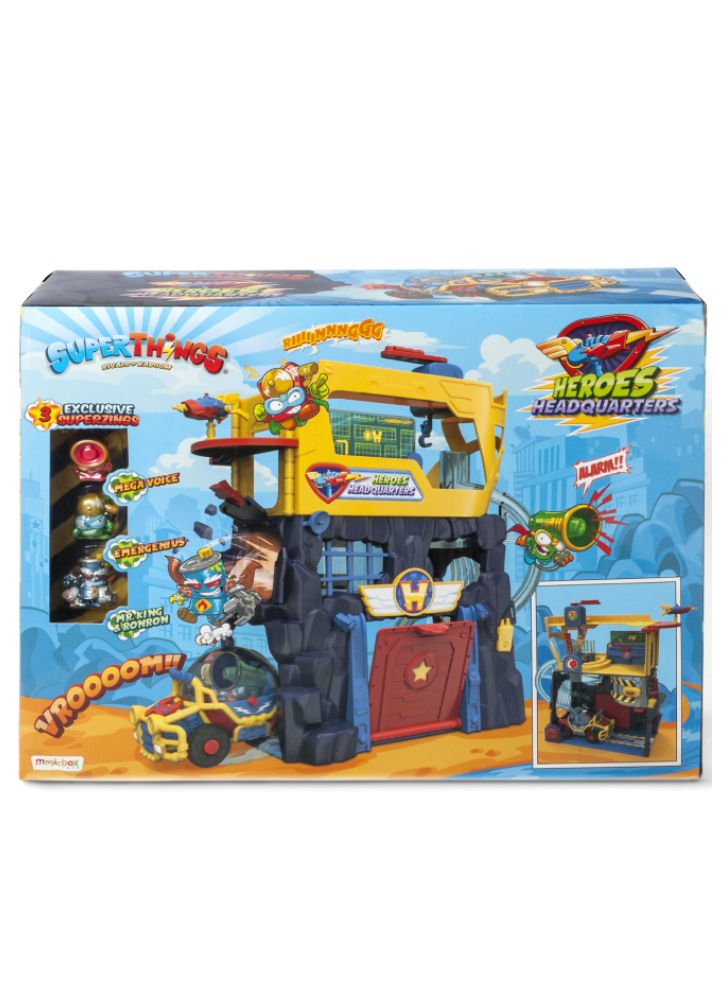 Set AS Superthings Rivals of Kaboom Heroes Headquarters (1013-61166)