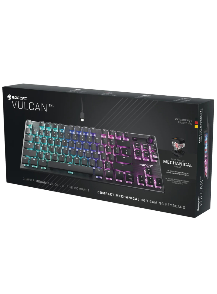 Tastatura Roccat Vulcan TKL AIMO Linear Switch Nordic