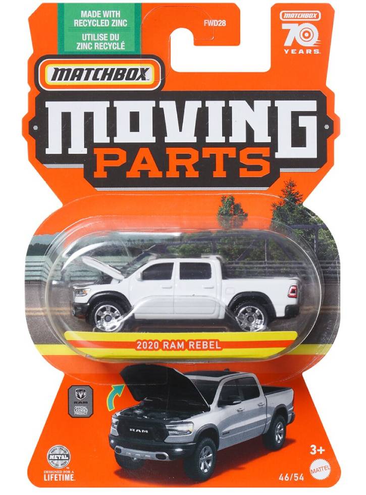 Matchbox Moving Parts 2020 Ram Rebel (HLG31)