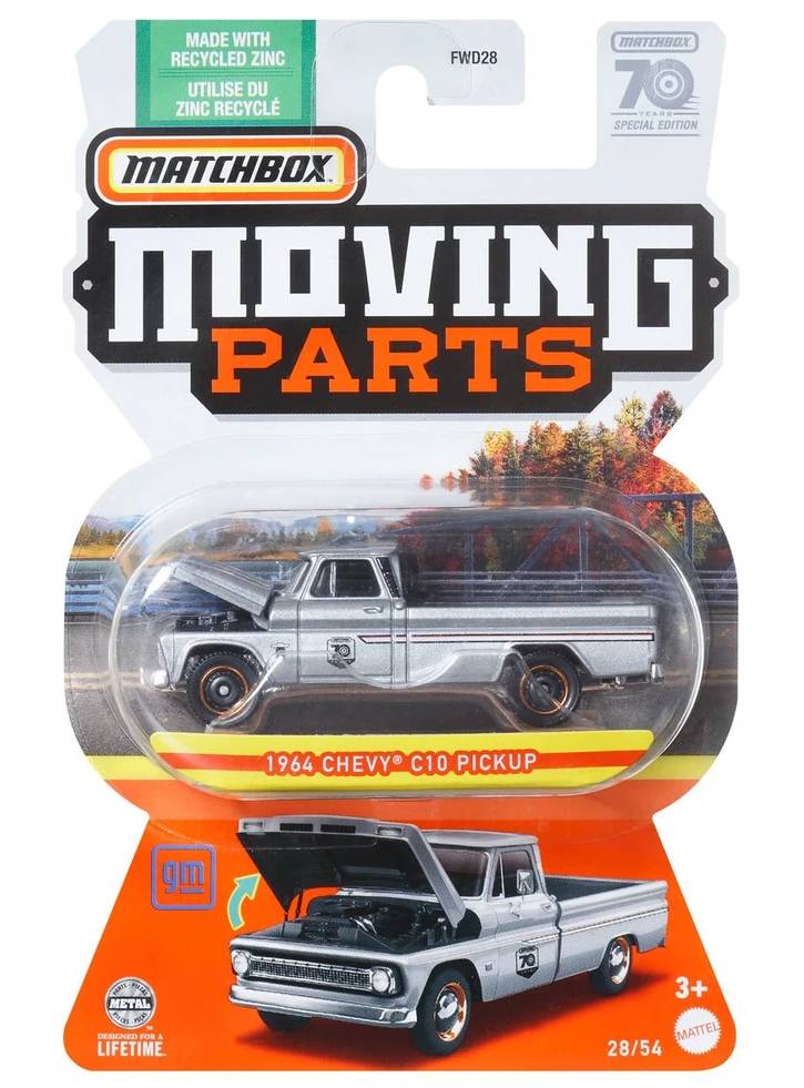 Matchbox Moving Parts 1964 Chevy C10 Pickup (HLG13)