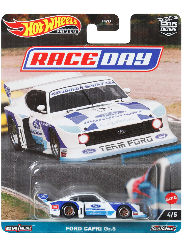 Hot Wheels Premium Car Culture Race Day Ford Capri Gr.5 (HKC58)