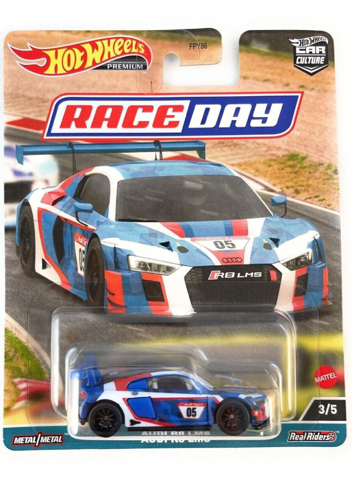 Hot Wheels Premium Car Culture Race Day Audi R8 LMS (HKC61)