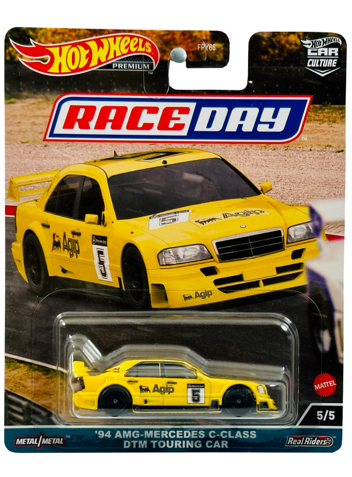 Hot Wheels Premium Car Culture Race Day 94 AMG-Mercedes C-Class DTM Touring Car (HKC62)