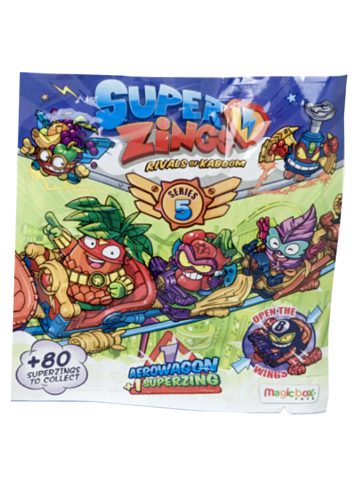 Figurina AS Superzings Rivals of Kaboom Series 5 with Aerowagon (1013-61204)