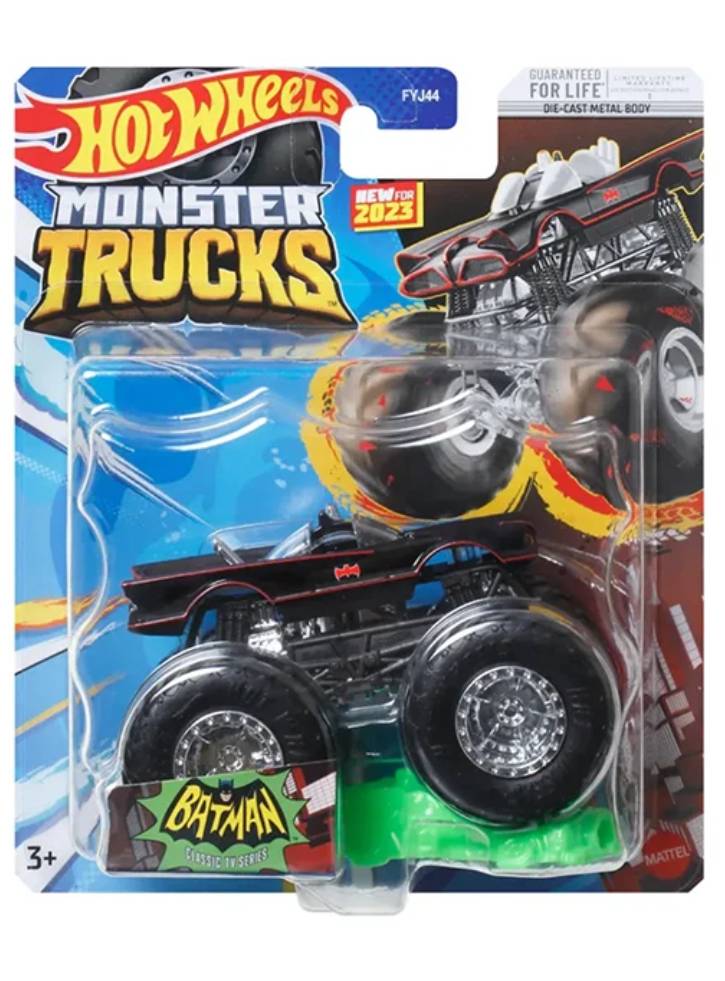 Vehicul Hot Wheels Monster Trucks 2023 Batman Classic TV Series Die-Cast (HPX05)