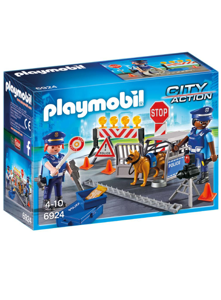 Set Playmobil Police Roadblock (6924)