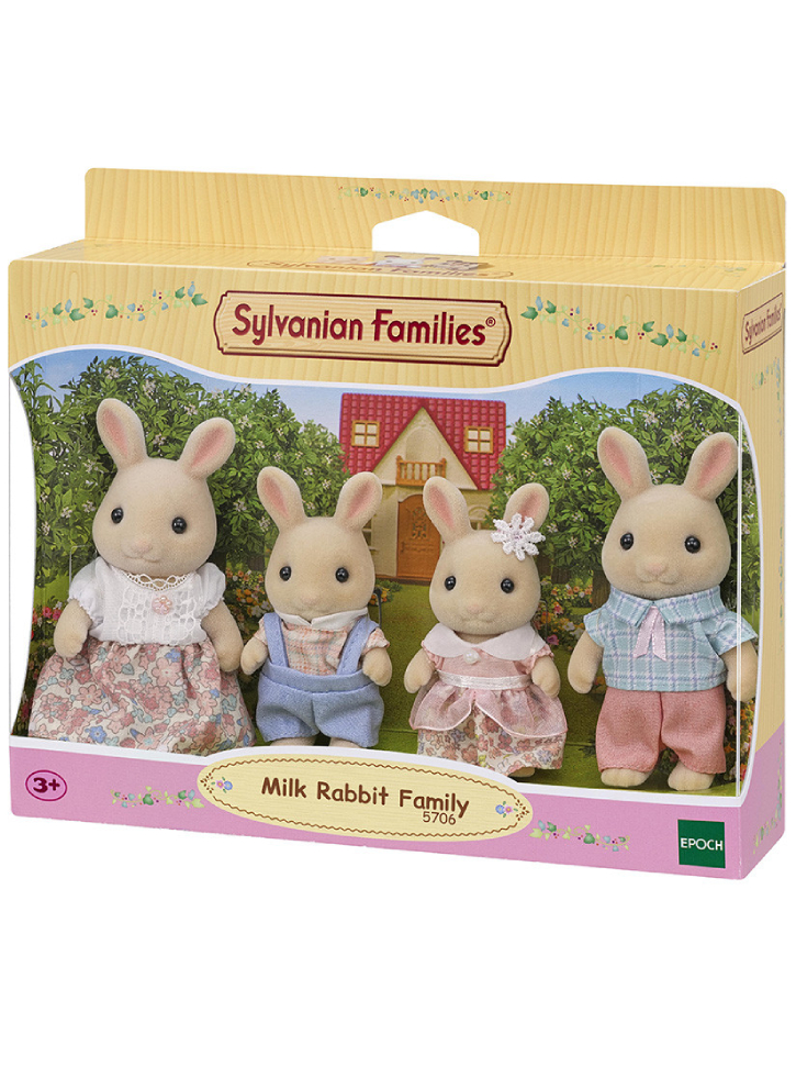 Figurine Sylvanian Families Milk Rabbit Family