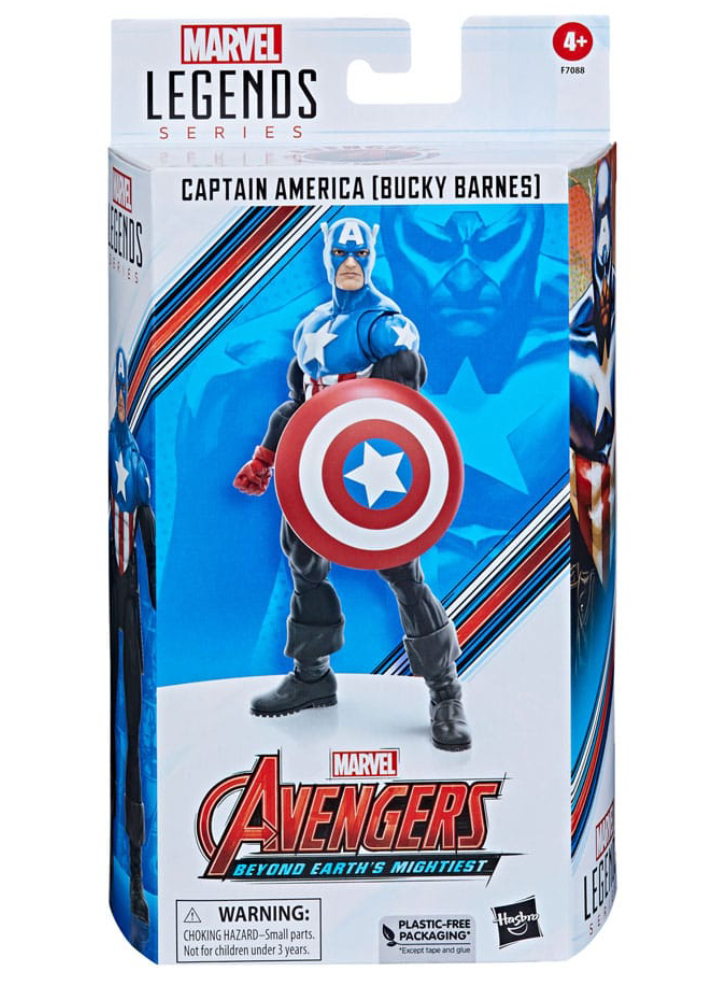 Figurina Avengers Legends Series Captain America Bucky Barnes (60th Anniversary) 15cm