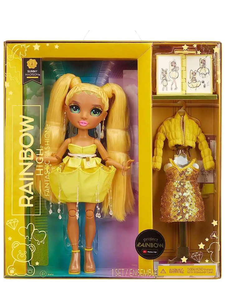 Papusa MGA Rainbow High Fantastic Fashion Sunny Madison (587347EUC)