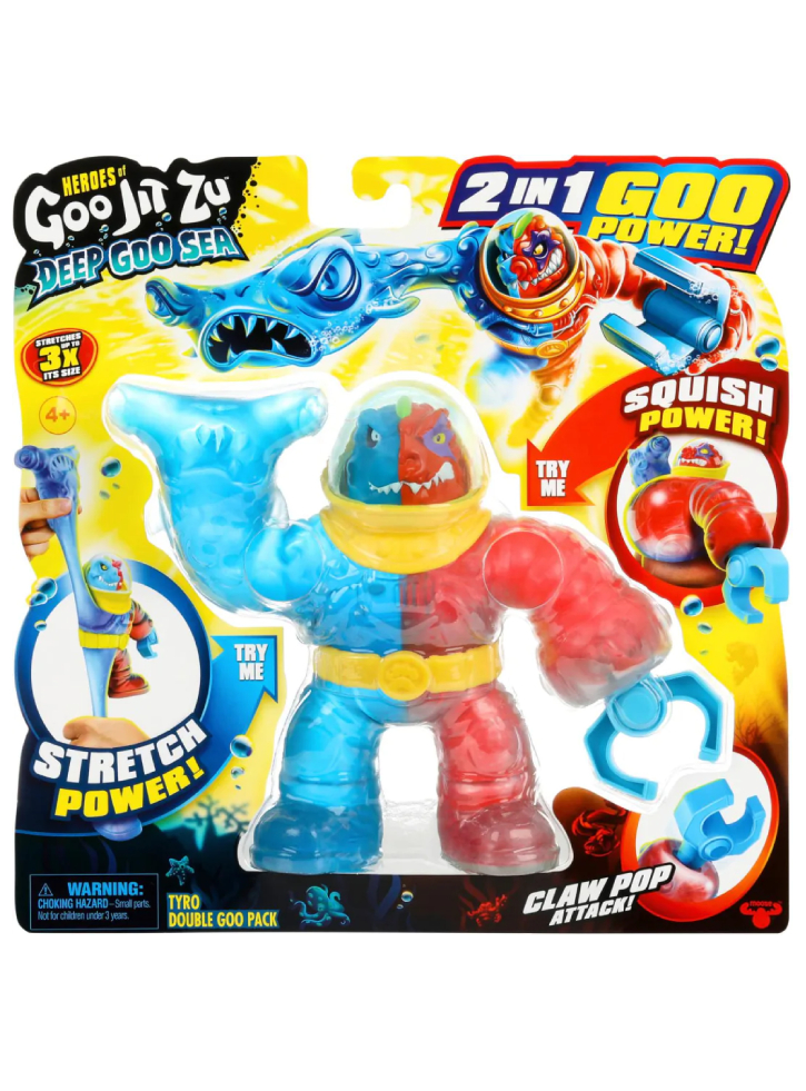 Figurina Goo Jit Zu S9 Deep Sea Double Goo Tyro (42685)