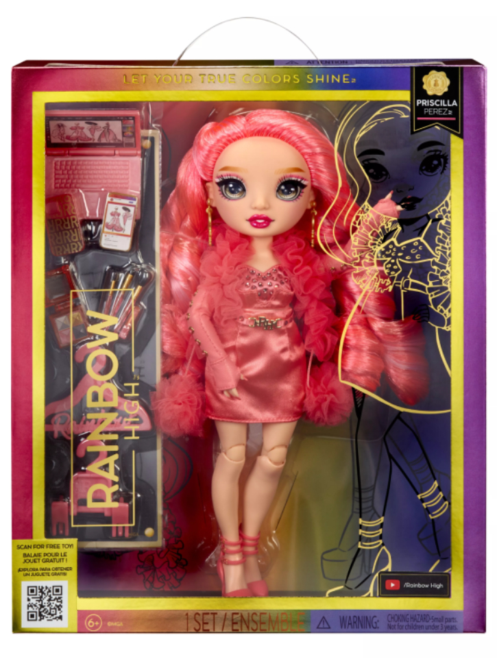 Papusa MGA Rainbow High Priscilla Perez Pink (583110EUC)