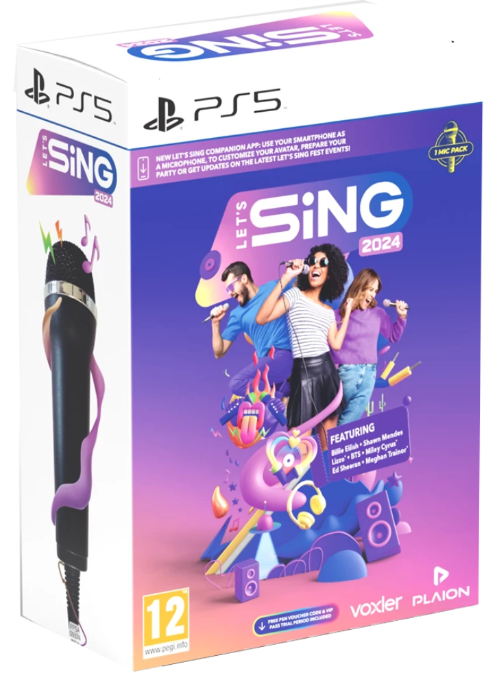 Let's Sing 2024 +1 Mic - Playstation 5