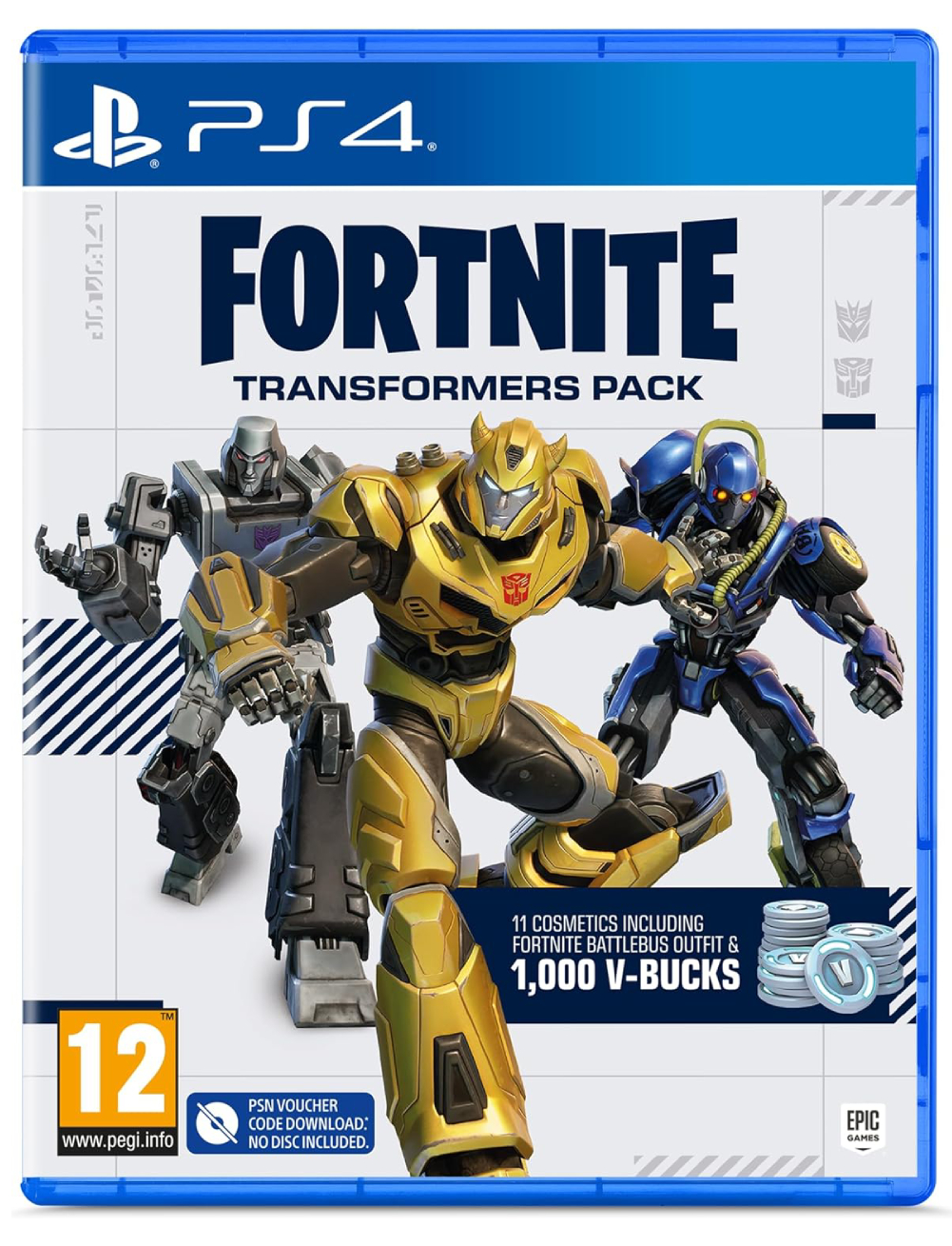 Fortnite Transformers Pack (Code in a Box) - PS4